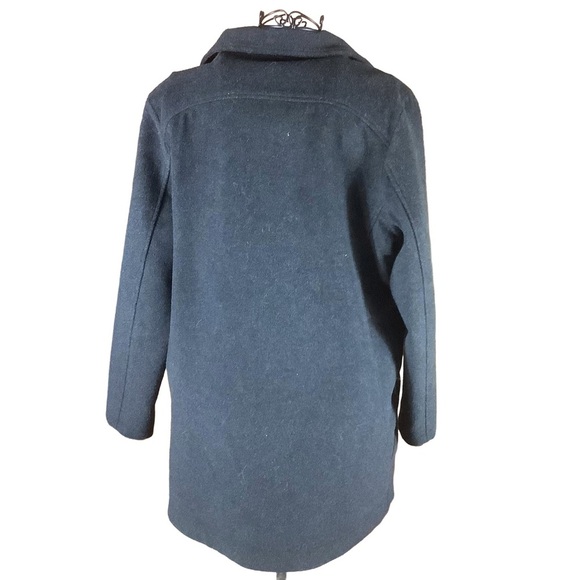 Pendleton Gray Wool Blend Coat Hudson Bay Lined Winter Coat Women’s Large - Picture 4 of 15